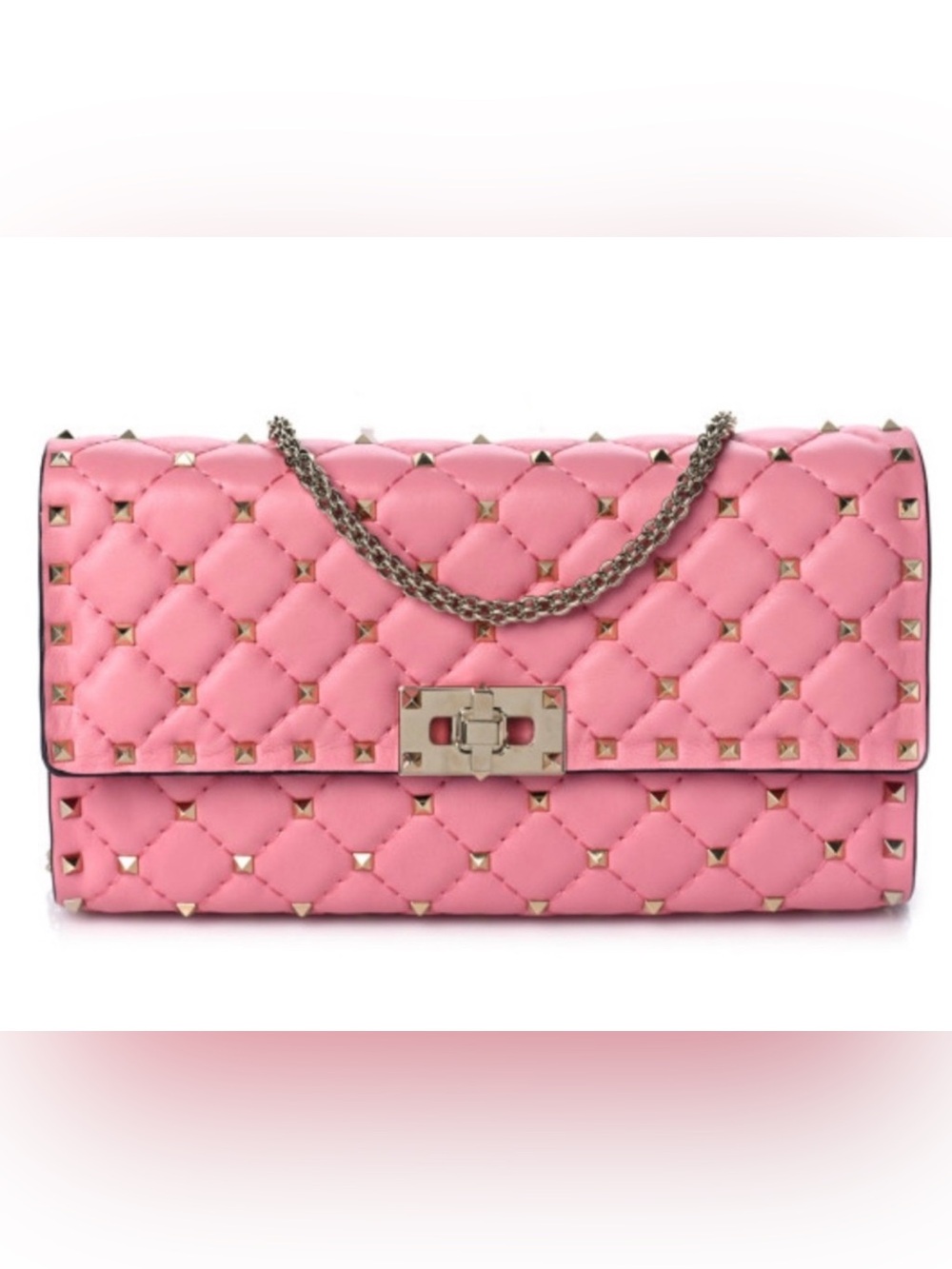VALENTINO
Nappa Rockstud Spike Wallet on Chain